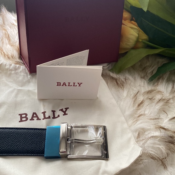 Bally reversible men’s belt in black and dark brown 44 - Picture 3 of 4